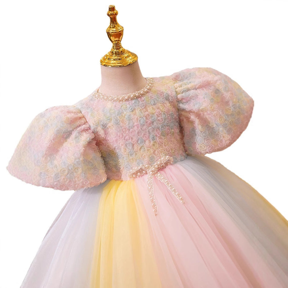 Children's Dress Princess Dress Flower Girl Wedding Little Girl Pettiskirt