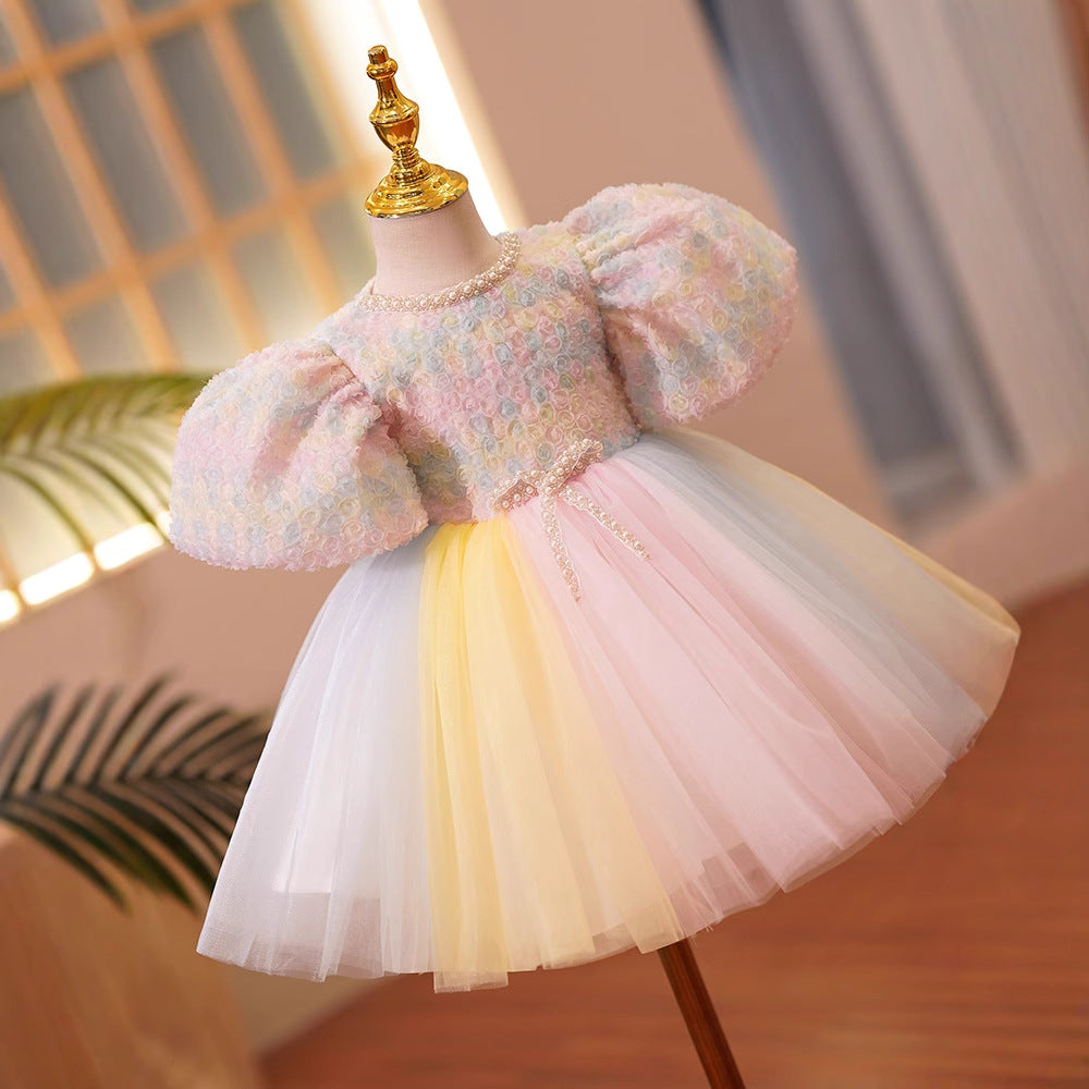 Children's Dress Princess Dress Flower Girl Wedding Little Girl Pettiskirt