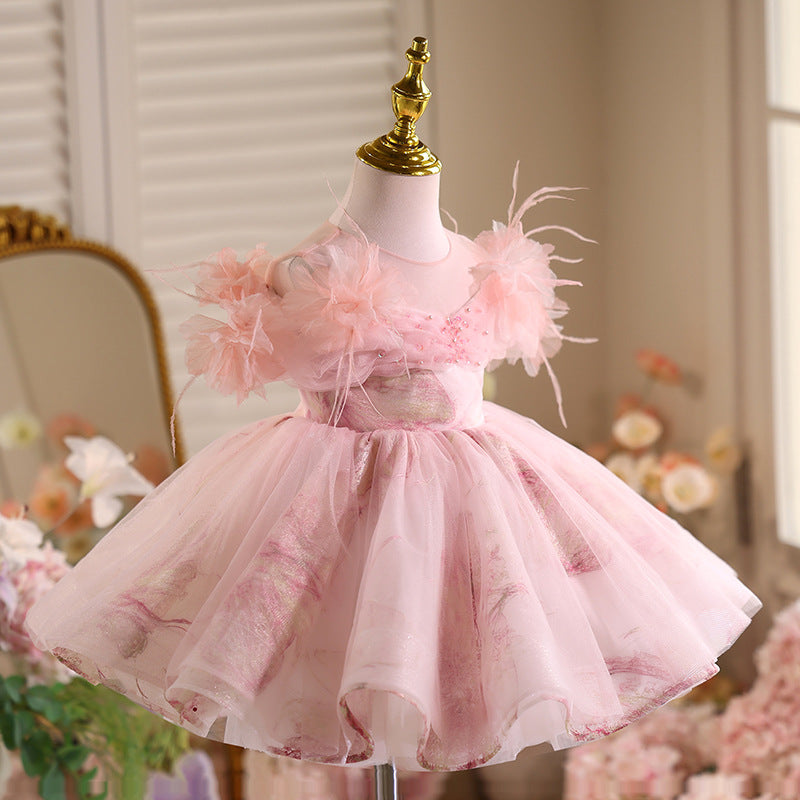 Girl's Princess Dress Light Luxury High-end