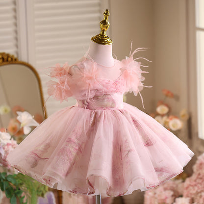 Girl's Princess Dress Light Luxury High-end