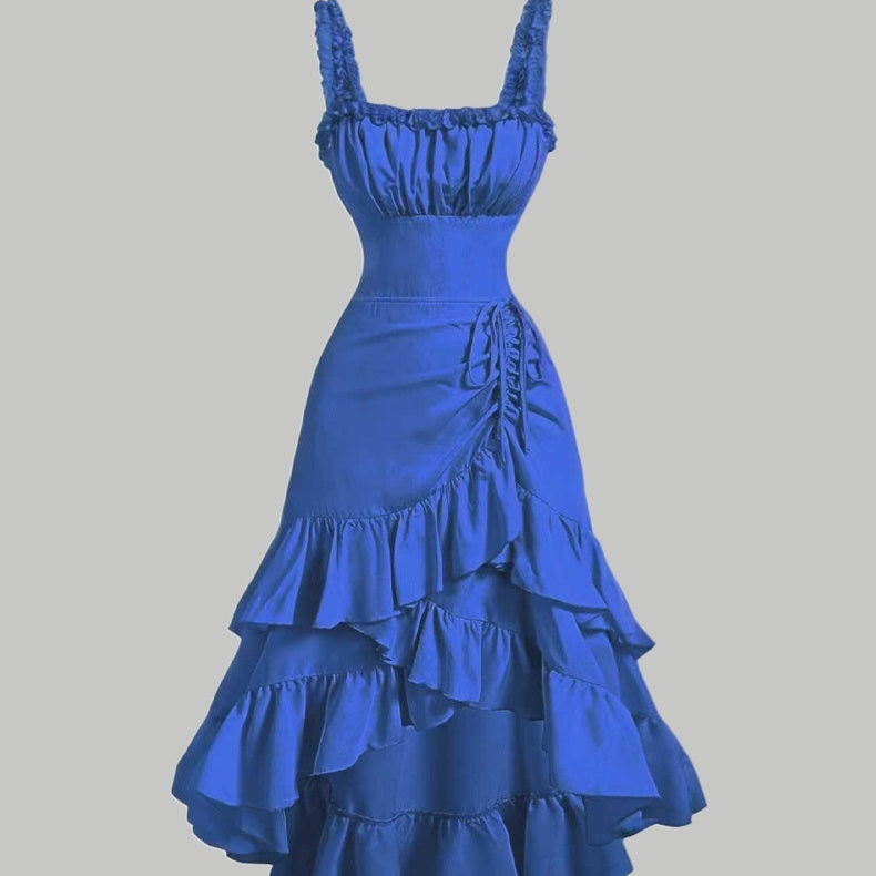 Slim Fit Sexy All-matching Suspenders Dress Women