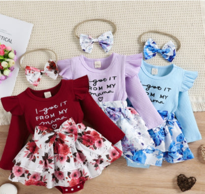 An Embroidered Skirt Two-piece Set