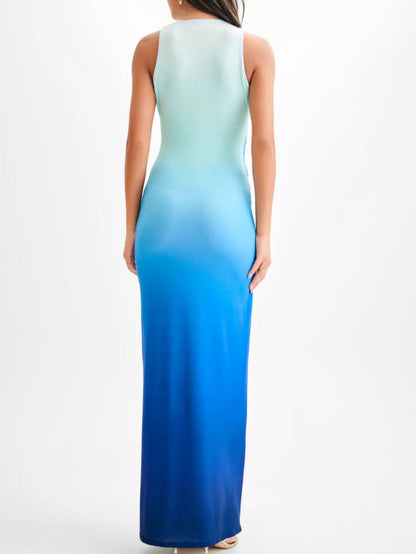 Fashion Casual Printing Burnt Flower Dress