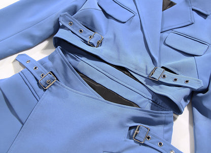 Suit Jacket High Waist Skirt Skirt One-piece Suit