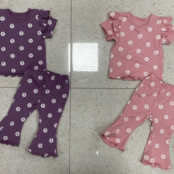 Children's Tops And Pants Printing Suit