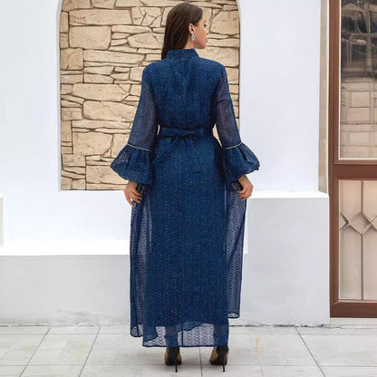 Women's Embroidered Printed Dress