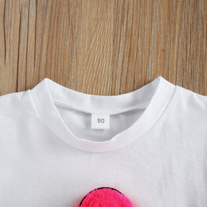 Girls Ice Cream Short Sleeve T-shirt Top