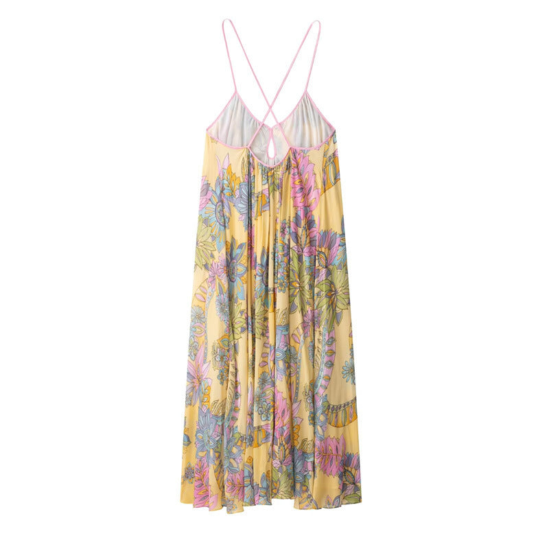 New Women's Printing Length Dress