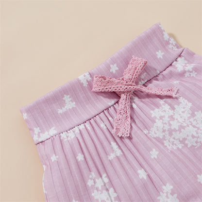 Girls Romper Suit Shorts Two Piece