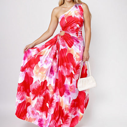 Retro Style Sexy Loose Printed Dress