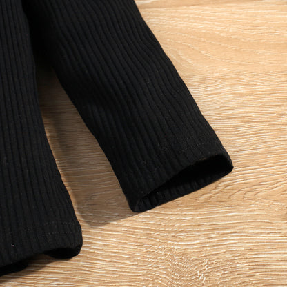 Pullover Check Pleated Short Skirt With Belt Two Piece Set