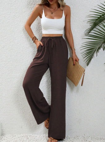Women's Wide-legged Pants Casual Trousers