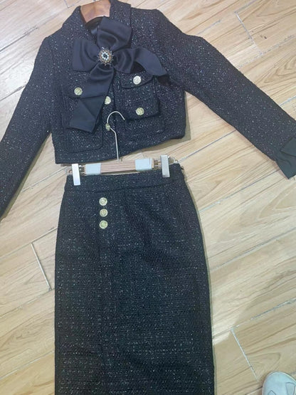 Autumn And Winter New Single-breasted Two-piece Suit