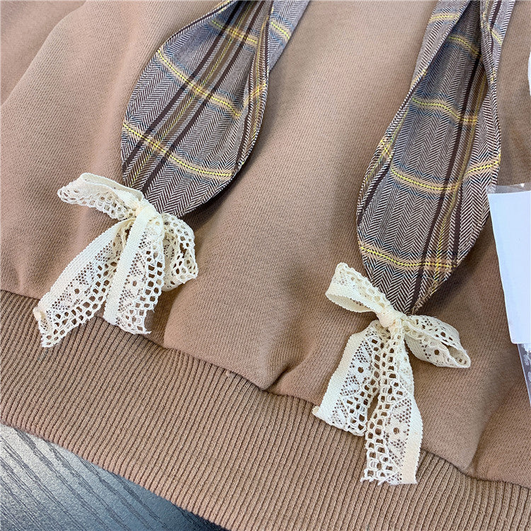 Little Girl College Style Hoodie Short Skirt Korean Version