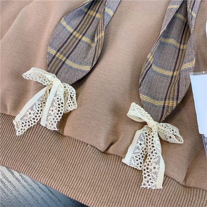 Little Girl College Style Hoodie Short Skirt Korean Version