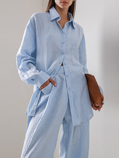 Fashion Design Pure Cotton Suit Simple