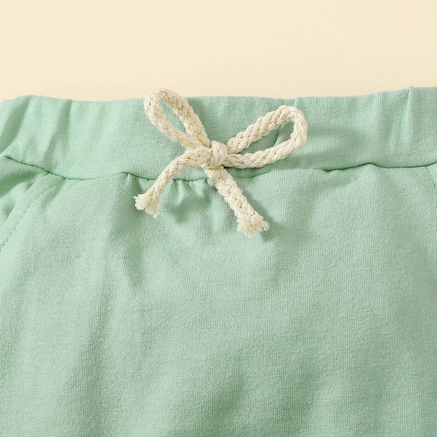 Printed White English Auntie's Bestie Short-sleeved T-shirt Shorts