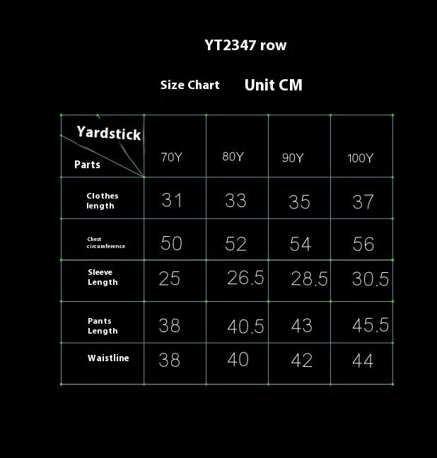 Cross-border New Arrival Infant Trousers Solid Color Rib Fabric Suit