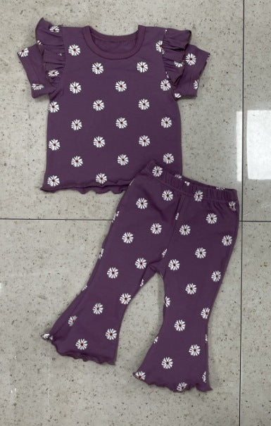 Children's Tops And Pants Printing Suit