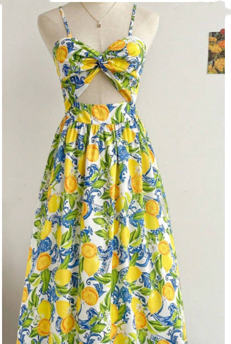 Clothing Sexy Sling Slim Temperament Dress