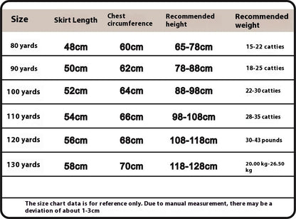 Princess Dress Red Children's Western Style Baby Girl Bow Skirt