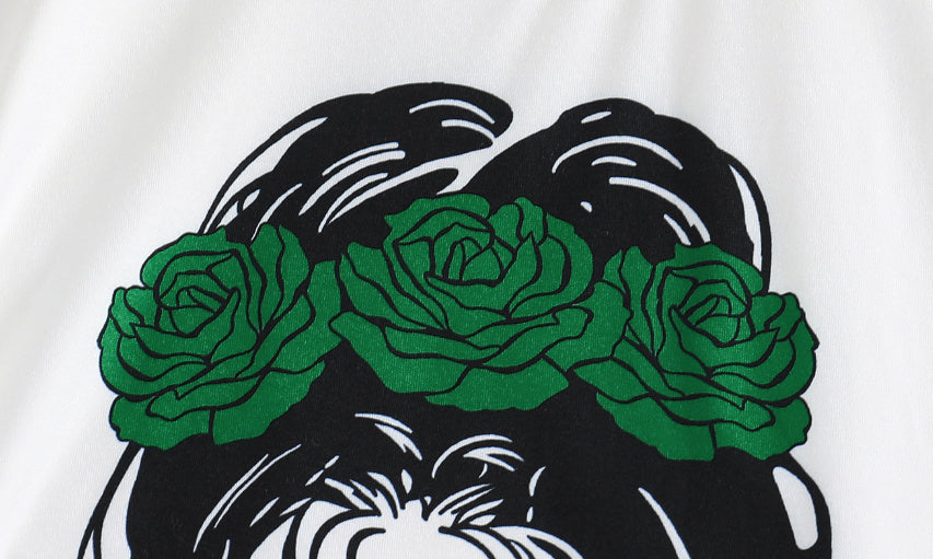 Summer Girls' Breathable Cartoon Suit