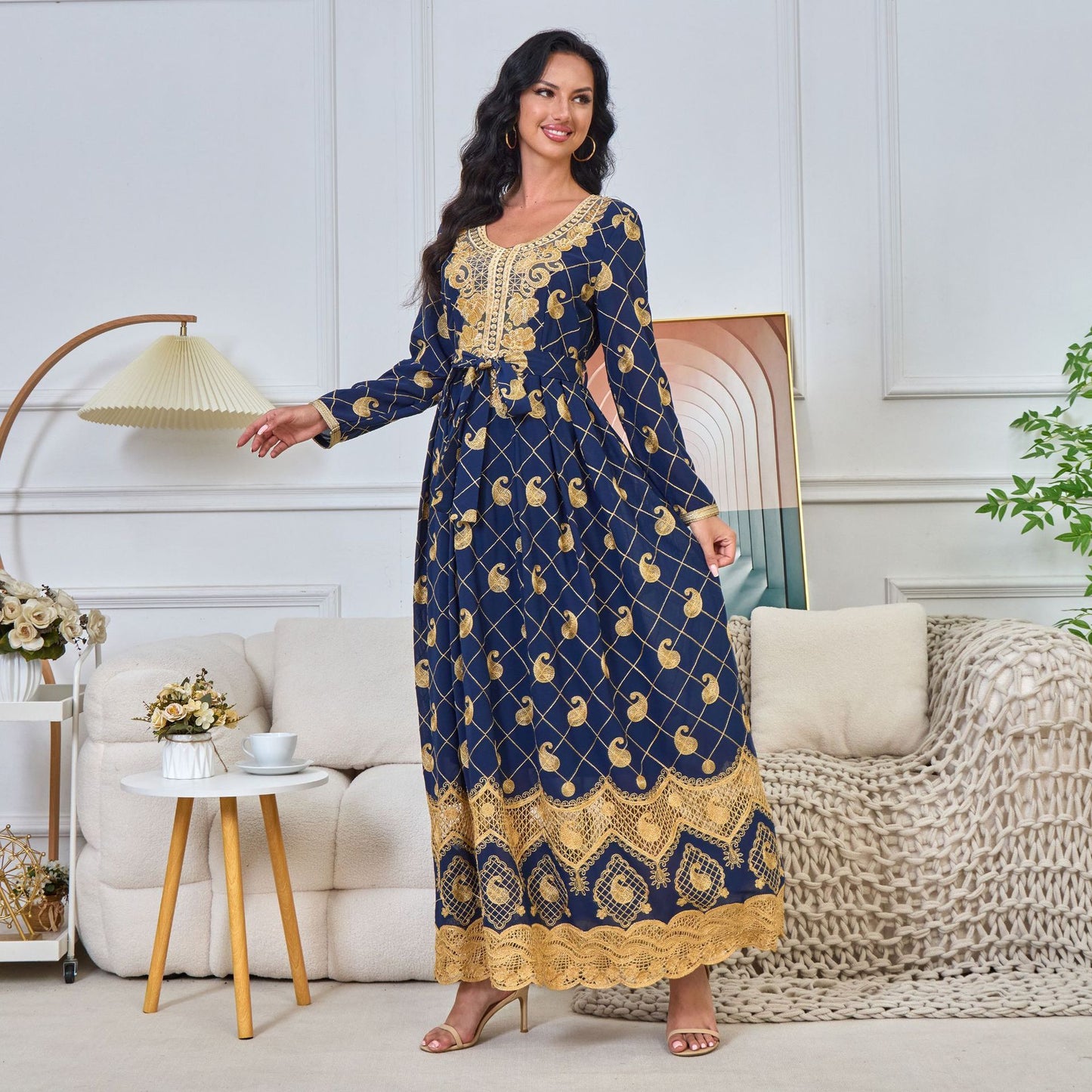 Women's Embroidery Applique Dress