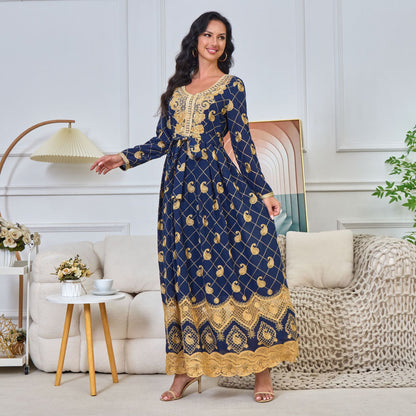 Women's Embroidery Applique Dress