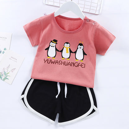 Summer Children's Vest And Shorts Suit