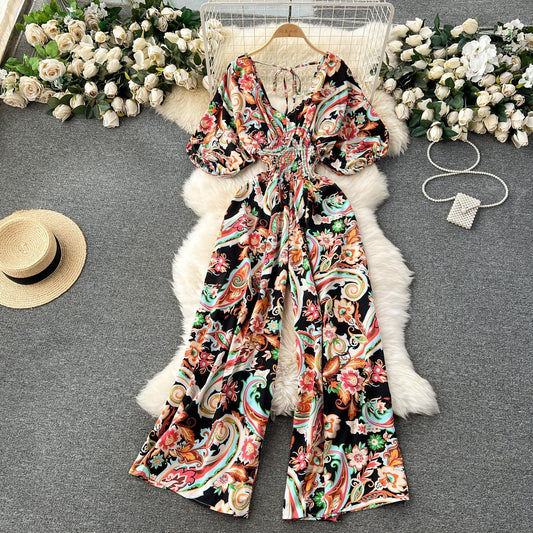 Lady Temperament Casual Wide Leg Jumpsuit