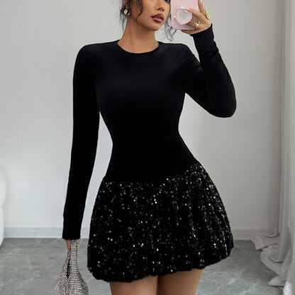 Elegant And Advanced Sequin Dress For Women