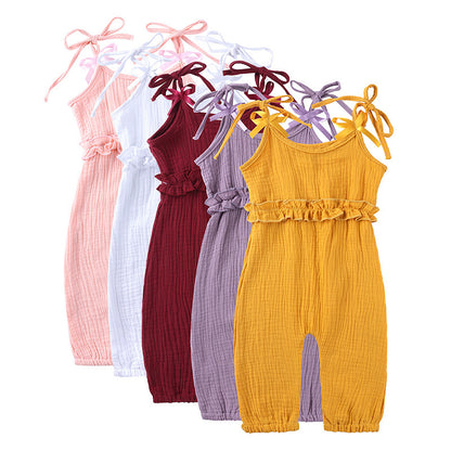 Children's Clothing Women's Small Suspenders Cool Strappy Jumpsuit