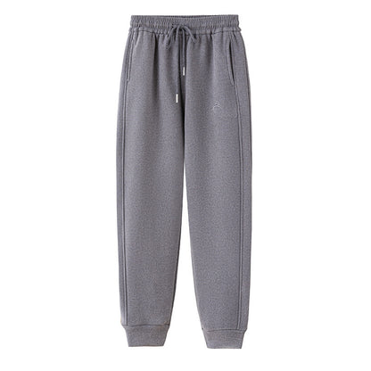 Women's Autumn Winter Ankle-banded Thick Casual Pants Outdoor