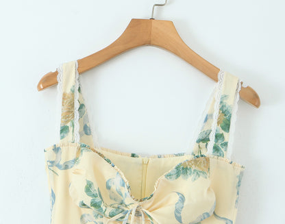 Women's Fashion Stitching Mid-length Dress