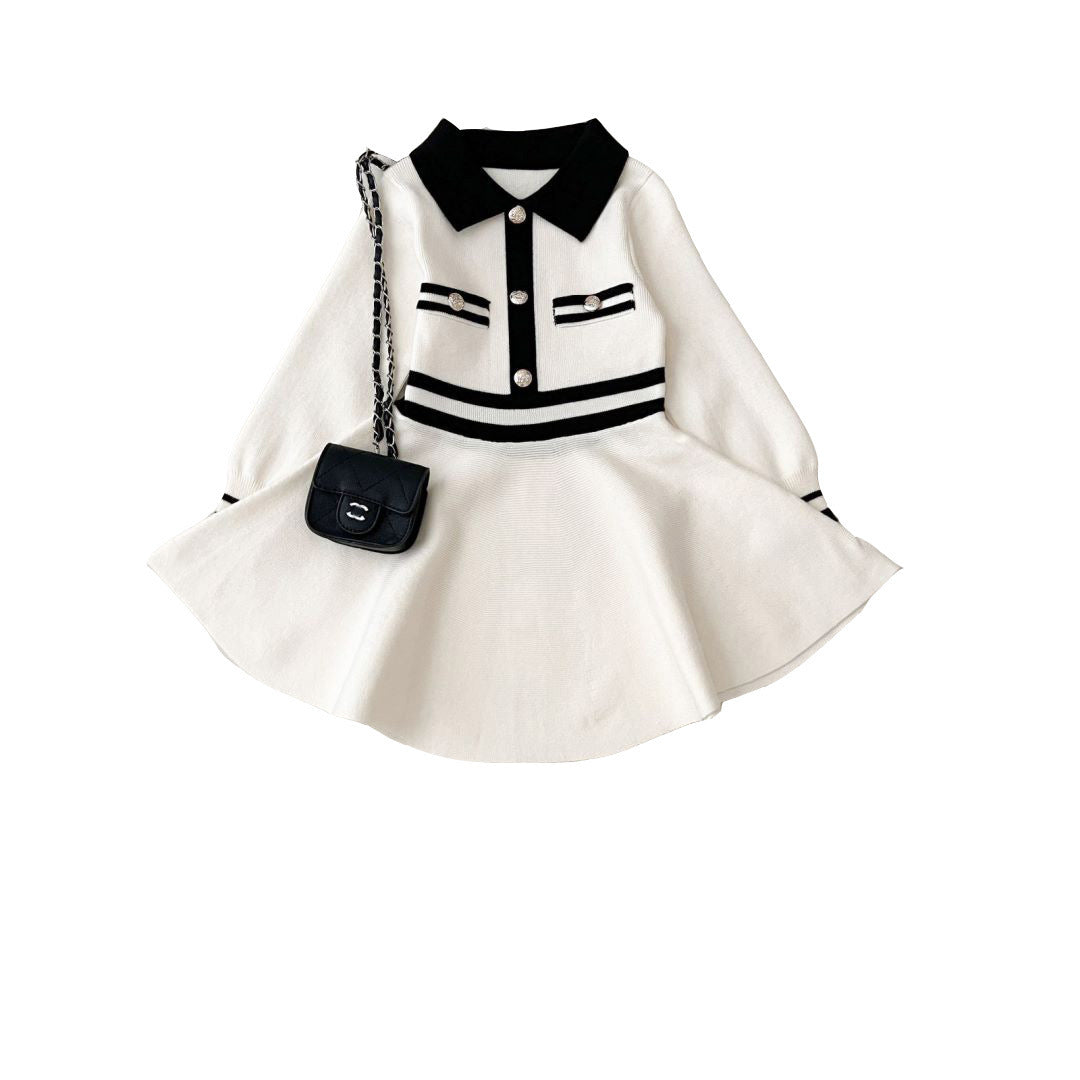 Fashion Sweater Dress Knitted