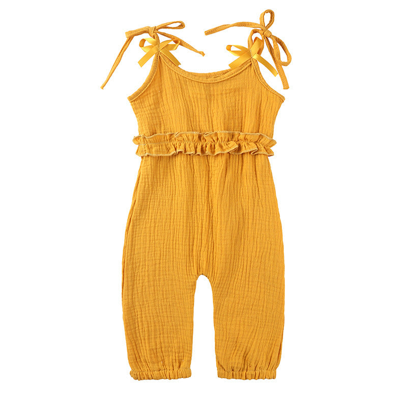 Children's Clothing Women's Small Suspenders Cool Strappy Jumpsuit