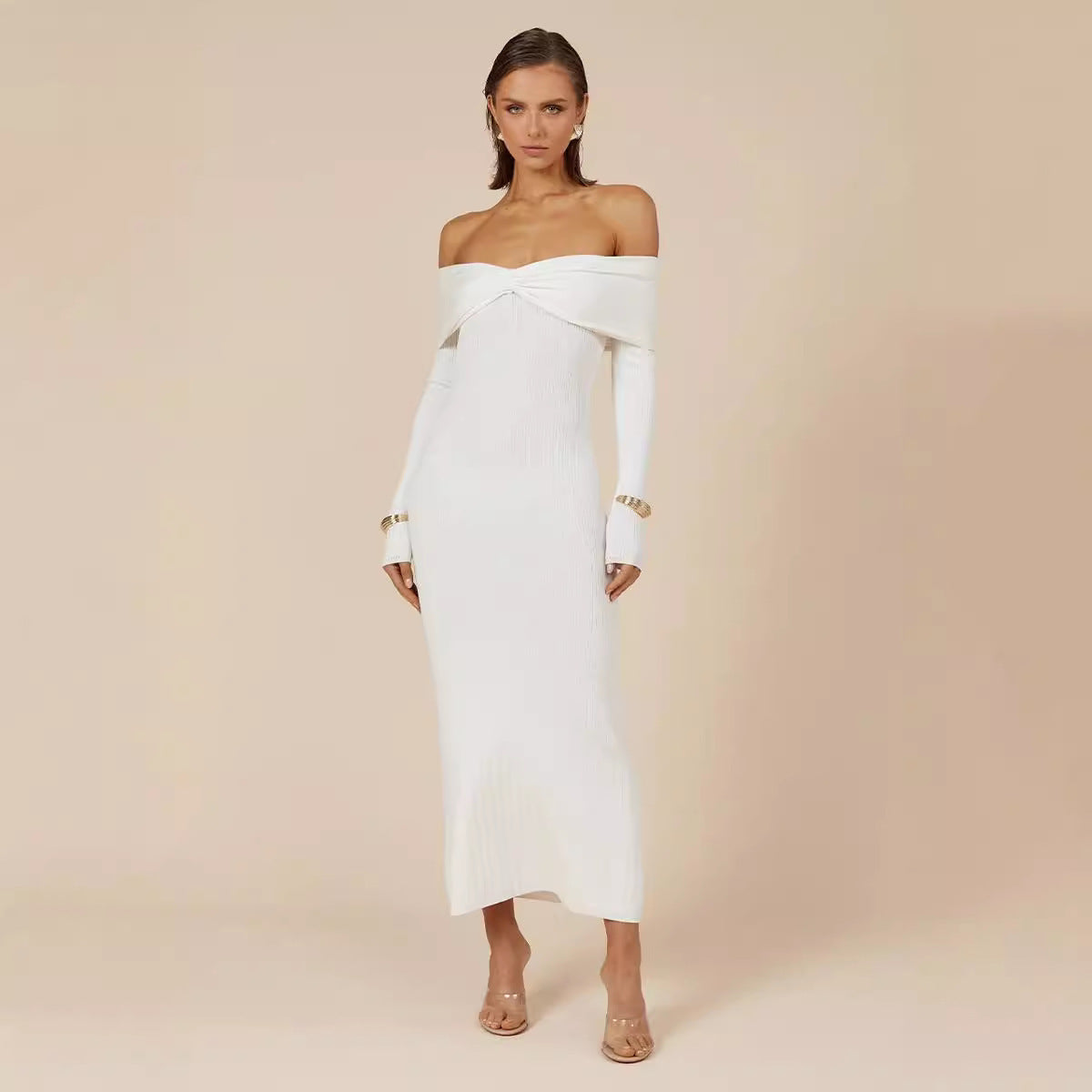 Elegant Long European And American Style Dress Women