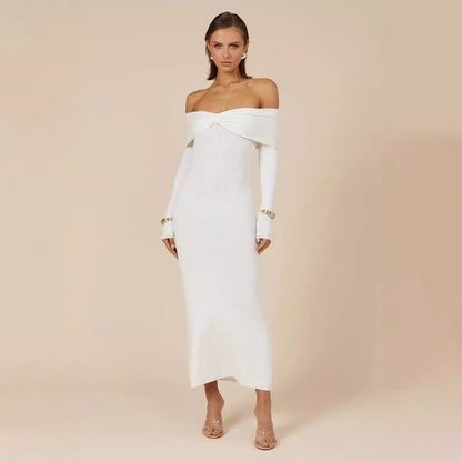 Elegant Long European And American Style Dress Women