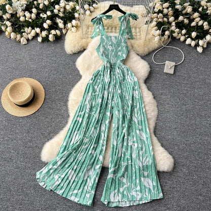 Travel Vacation Wear Jumpsuit Women's Summer