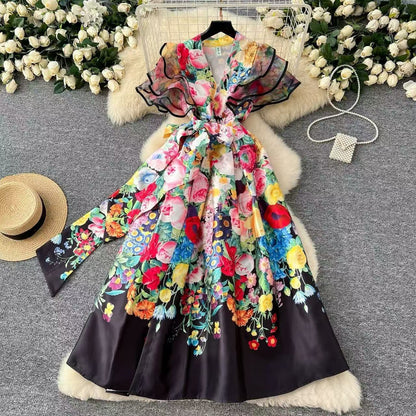 Court Style French Suit Female European Dress