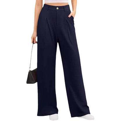 Women's Wide-leg Pants High Waist Stretch