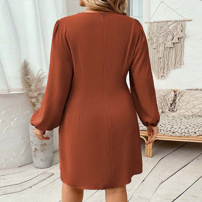 French Elegant Style Autumn And Winter Lady Intellectual Elegant Dress