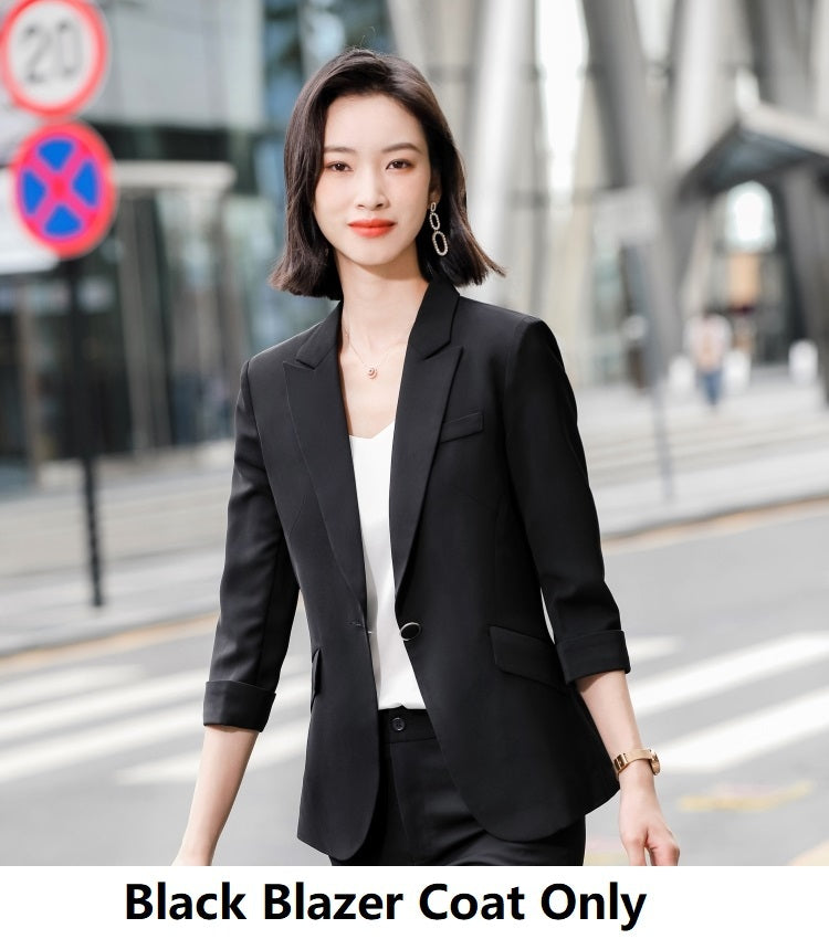 Women's Suit Suit Casual Jacket With Three-quarter Sleeves