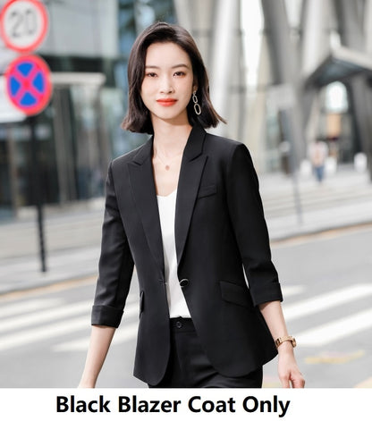 Women's Suit Suit Casual Jacket With Three-quarter Sleeves