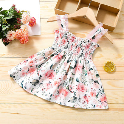 Girls Fashion Personality Patchwork Mesh Dress