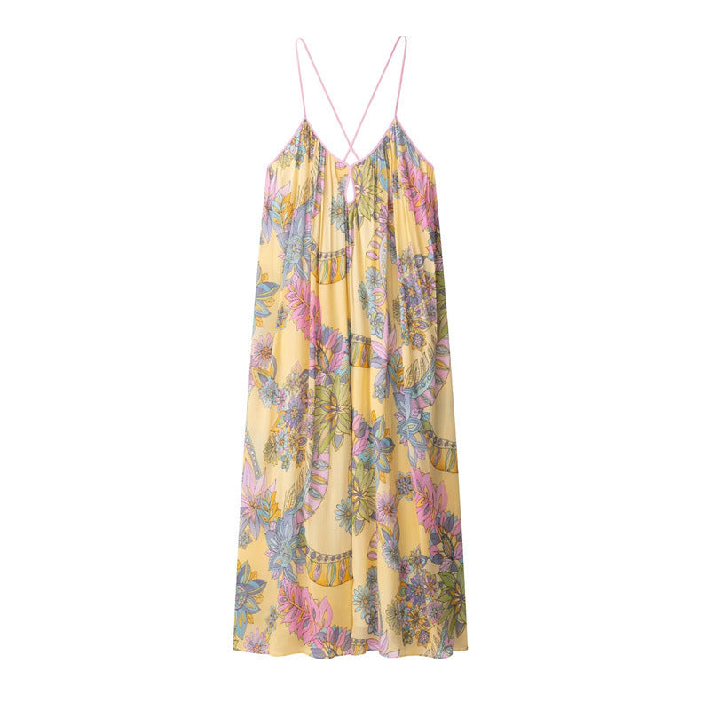 New Women's Printing Length Dress