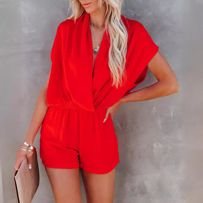 YL987 New Sexy V-neck Loose Casual Jumpsuit For Spring And Summer