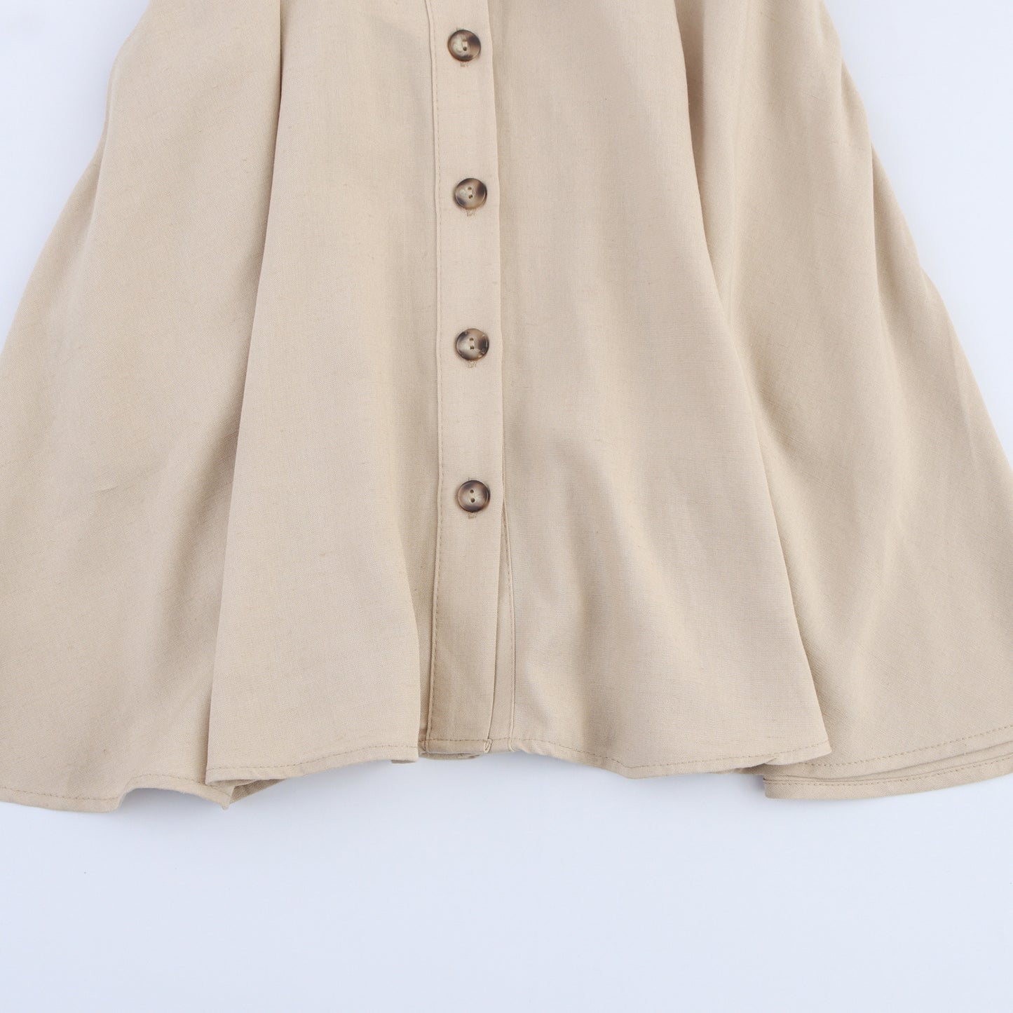 Women's Lapel Single Breasted Sleeveless Dress With Belt