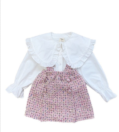 Sunflower Thin Sweater Coat And Skirt Two-piece Suit