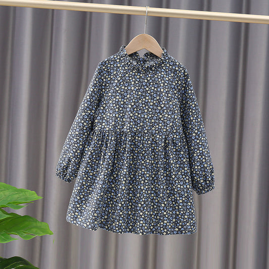 Children's Cotton Dress Korean Style Spring And Autumn